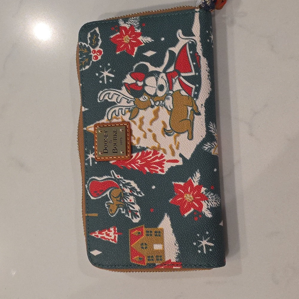 Dooney and Bourke Christmas Wallet Nwt